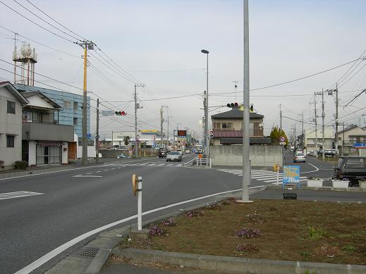 現在の荒川沖宿通り